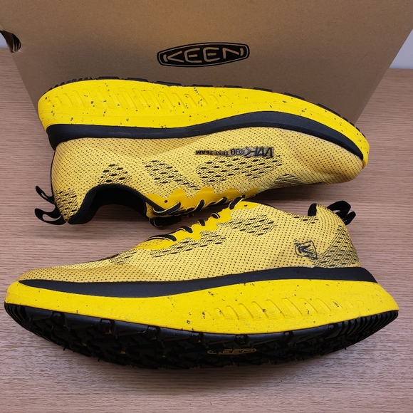 Keen WK400 Walking Shoes Yellow / Black Women's 9.5 - Picture 3 of 7